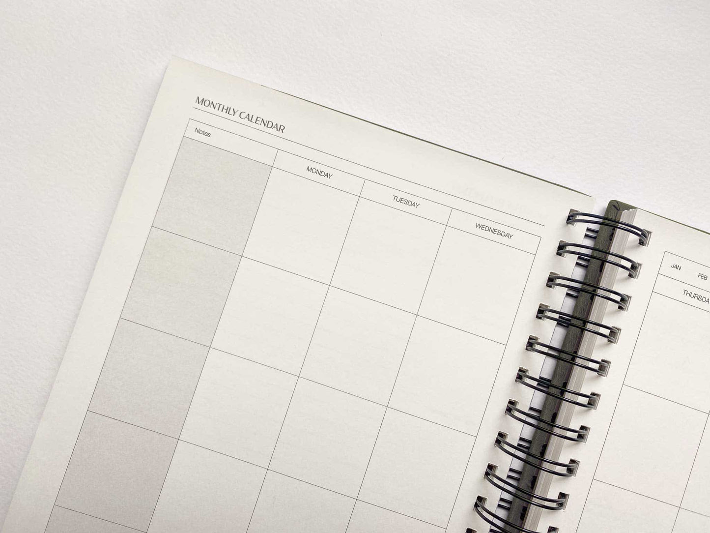 monthly planner, monthly overview