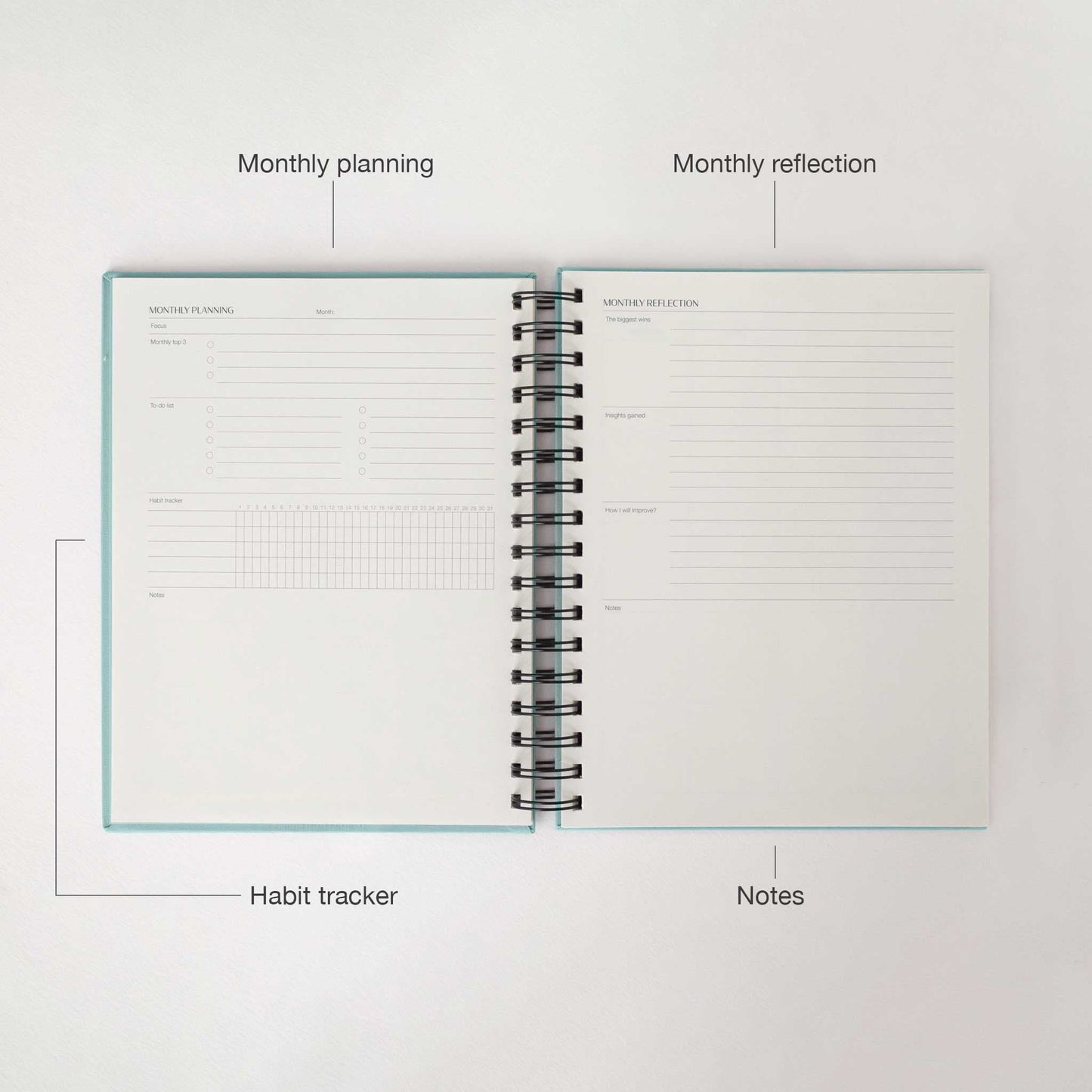 monthly-planning-and-reflection-pages