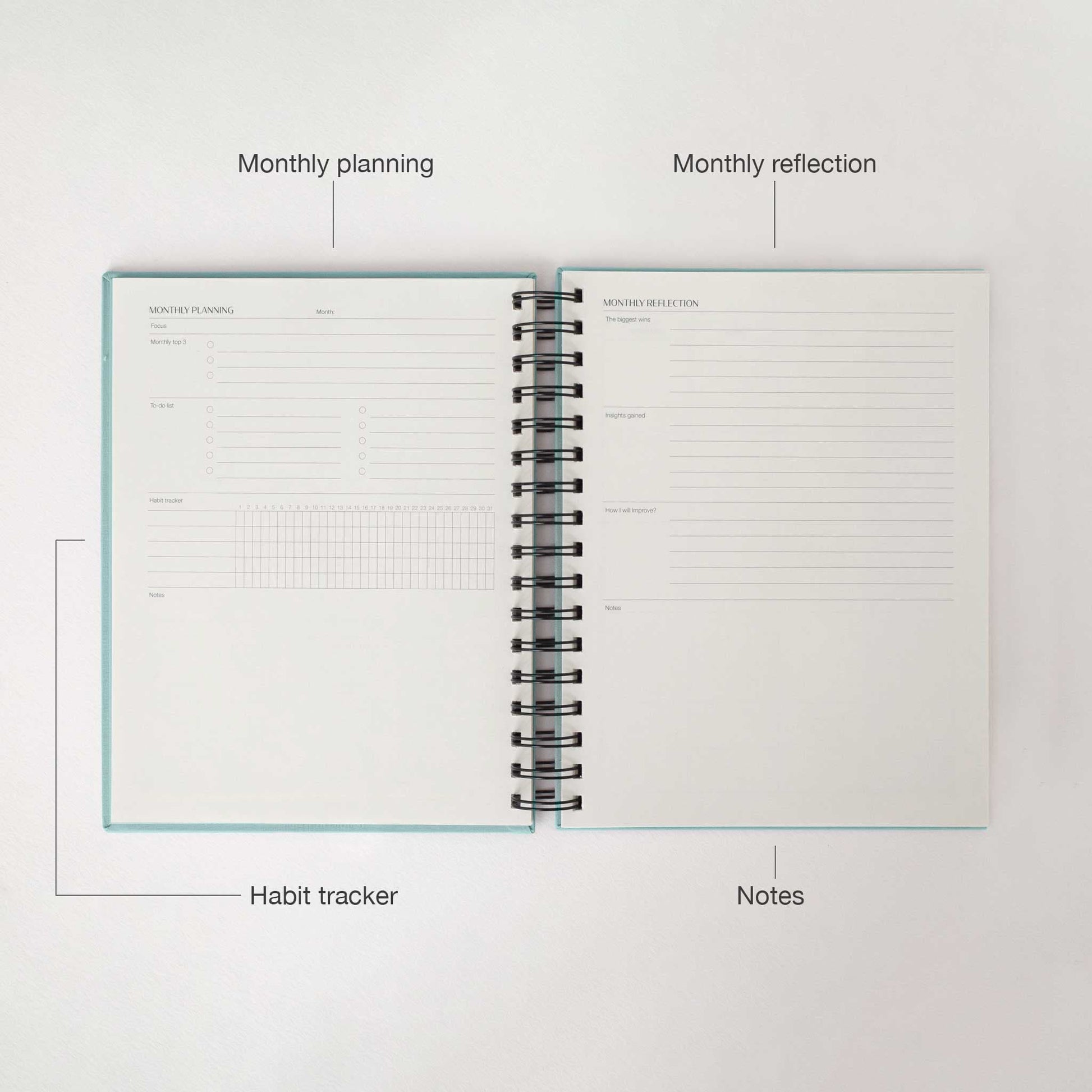 monthly-planning-and-reflection-pages