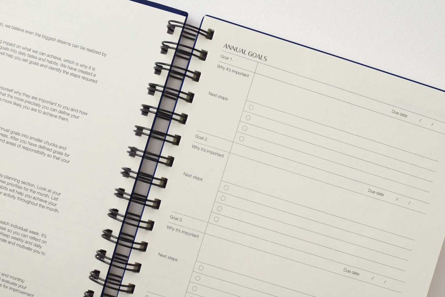 Weekly Planner - Navy Blue